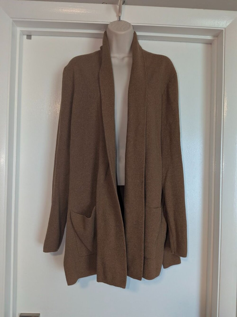 J. Crew Women's Chelsea Sweater Blazer Cardigan sz L NWT 100% Cotton Camel